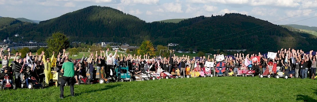 Seifenkistenrennen - Teambuilding für große Gruppen